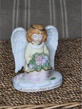 Angel Figurine Bronson Heavenly Guardians BC Katharine Stevenson vtg Comfort you